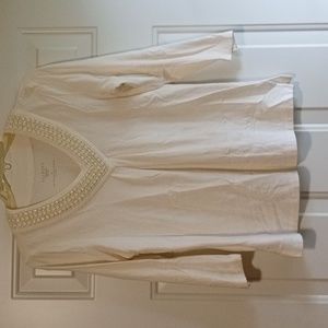 Women's Talbot's Dressy Beaded Top Size Medium